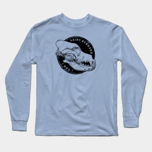 Skull of Saint Bernard Dog Long Sleeve T-Shirt